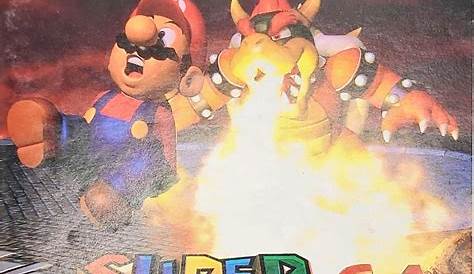 Super Mario 64 Instruction Booklet Nintendo 64 (N64) Manual