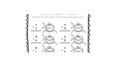 shark math worksheets