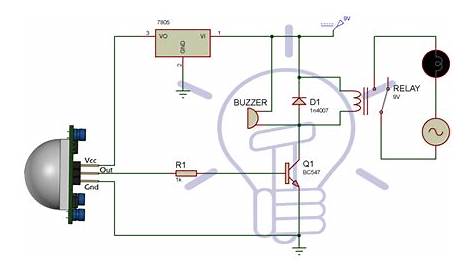 Infrared Motion Detector Circuit - Circuit Diagram, Working