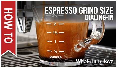 How To Dial In Grind Size for Espresso in 2020 | Grind, Espresso