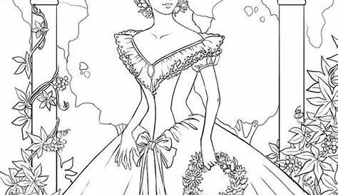 Coloring Pages: Coloring Pages Dresses