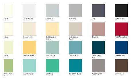 fusion mineral paint color chart