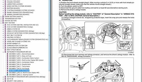 AUTOMOTIVE REPAIR MANUALS: SUBARU FORESTER 2013-2018 WORKSHOP REPAIR