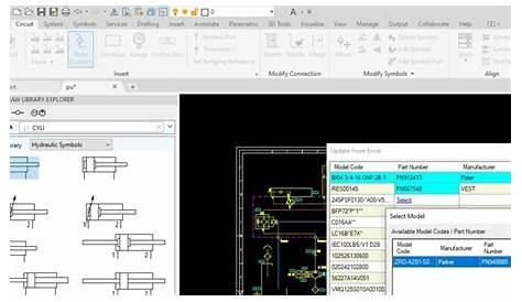 Hydraulic circuit and manifold design software | HyDraw CAD | MDTools