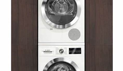 Bosch 402 Series Front-Load Washer + Dryer Pair
