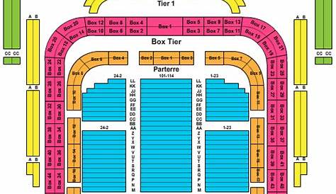 Kennedy Center - Concert Hall Seating Chart