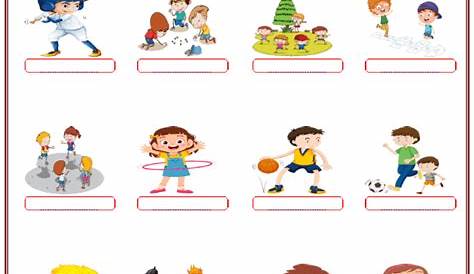 Children Games Printable English ESL Vocabulary Worksheets - EngWorksheets