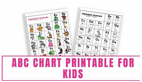 abc printable chart for free