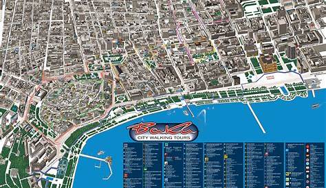 Baku City Map on Behance