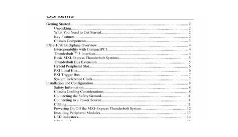 Ni PXIe-1090 User Manual | Manualzz