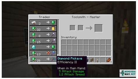 how to get tool smith in minecraft
