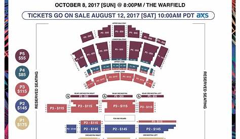 warfield theater seating chart