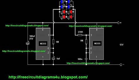 FREE CIRCUIT DIAGRAMS 4U: 12V Police Flashing Light Circuit