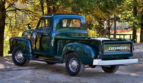 green chevy truck for sale
