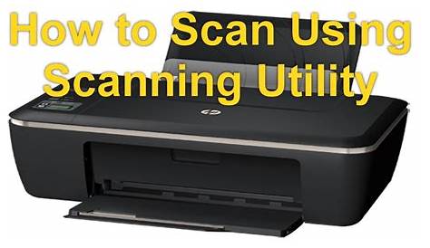 HP Deskjet Ink Advantage 2515 - Scanning A Document Using HP Scanning