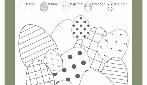Printable Seek and Find and Color Me Easter Eggs for Kids/Inner Pieces