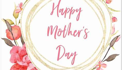 happy mothers day free printables