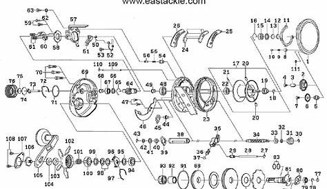 daiwa bg 2500 parts diagram