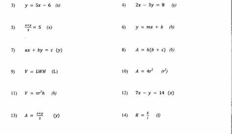 Equations With Parentheses Worksheet - Equations Worksheets