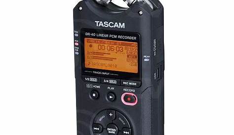 Buy - Tascam DR-40 (DR40) Linear PCM and MP3 4-Track Handheld Recorder
