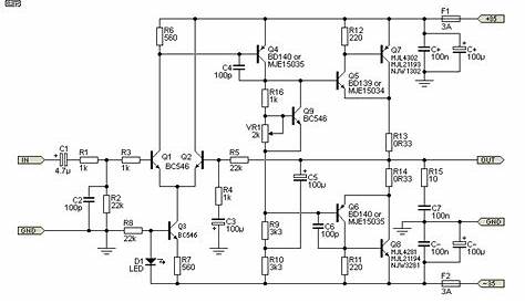 900 watt class d amplifier circuit diagram