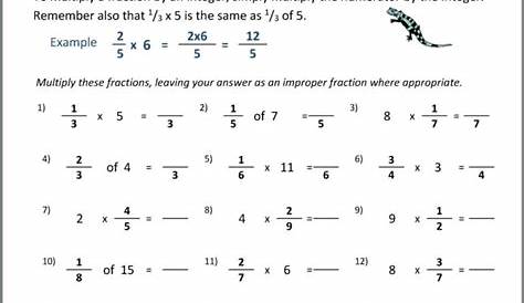 multiplying mixed numbers by whole numbers worksheet