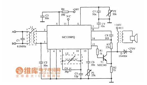 Audio frequency amplifier circuit diagram - Audio_Circuit - Circuit