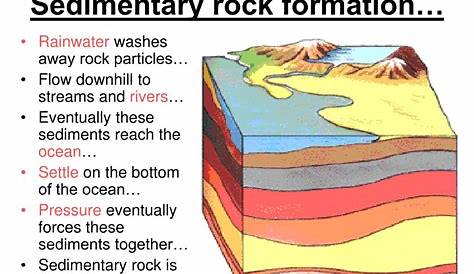 sedimentary rock flow chart