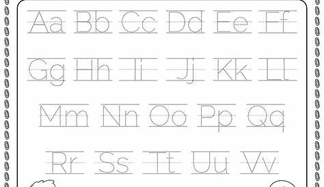 20 Best Free Printable Alphabet Worksheets Kindergarten PDF for Free at