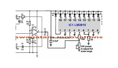 Simple Audio Spectrum Analyzer Circuit - Homemade Circuit Projects