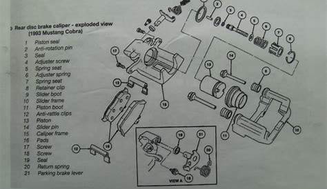 ford truck caliper diagram