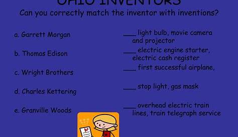 ohio inventors for 4th graders