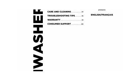 GE Dishwasher User Manual | Manualzz