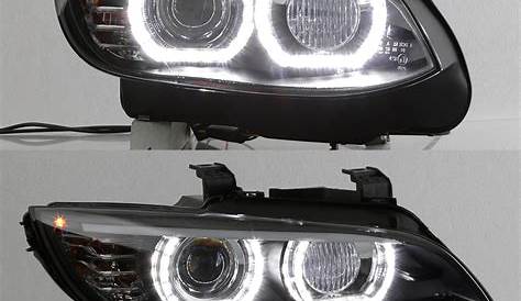 HID/Xenon For 07-10 BMW 328i 335i 3-Series Coupe LED Projector Black