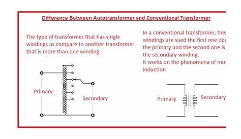 explain the operation of auto transformer