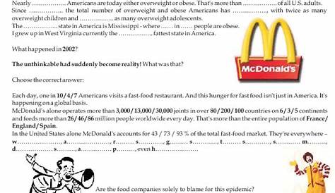 super size me video worksheets