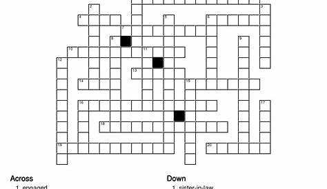 Crossword Puzzles In Spanish Printable - Printable Word Searches