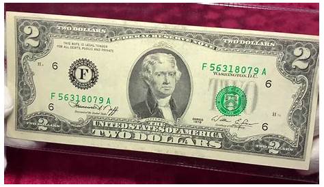 The 1976 2 Dollars bill Is It Rare? - YouTube