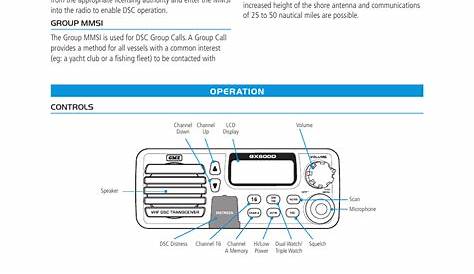 Operation, Range | GME GX600DB User Manual | Page 4 / 27
