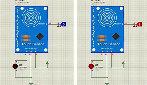 capacitive touch sensor schematic