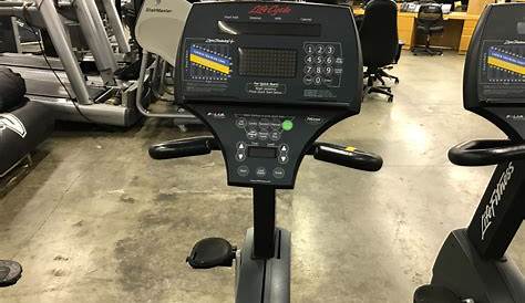 LIFE FITNESS LIFE CYCLE 9500 HR RECUMBENT BIKE - Able Auctions