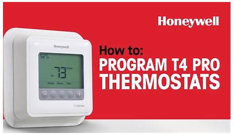 Honeywell Thermostat Manual Th4110u2005