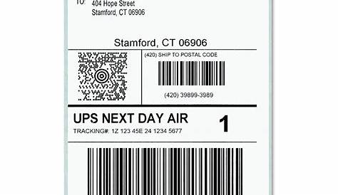 ups shipping labels printable