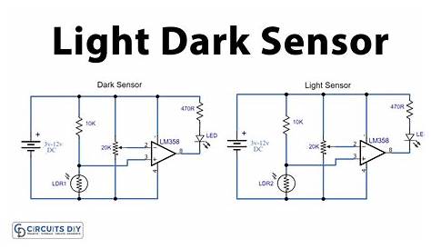 Automatic Night Lamp Circuit Diagram Using LDR And LM358, 51% OFF