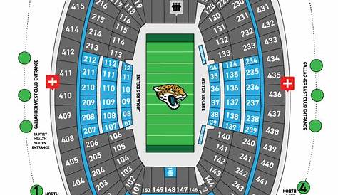 Jaguars Stadium Seating Chart