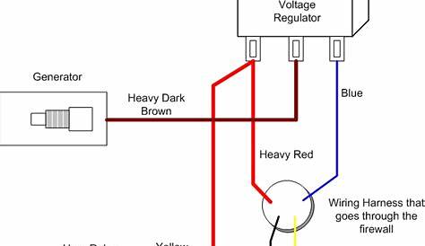 ford generator wiring diagram for 55