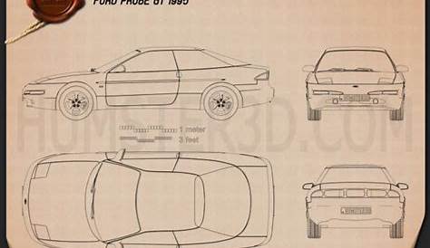 ford probe interior panels diagram