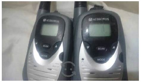 audiovox walkie talkie manual