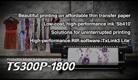TS300P-1800 | MIMAKI ENGINEERING CO., LTD. - YouTube
