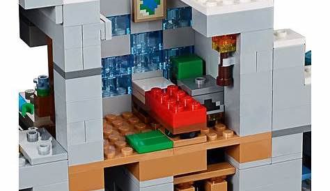 lego 21137 minecraft the mountain cave